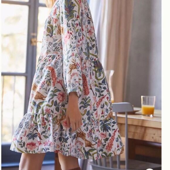 Anthropologie Kelly Louise Judd Whimsical Flannel Sleep Dress Women’s Size 1X - Picture 3 of 15